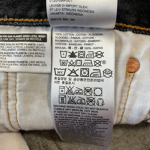 Levis 501 Mens Jeans Size 38 Original Fit Button Fly Straight Leg Inseam 31" - Picture 12 of 12